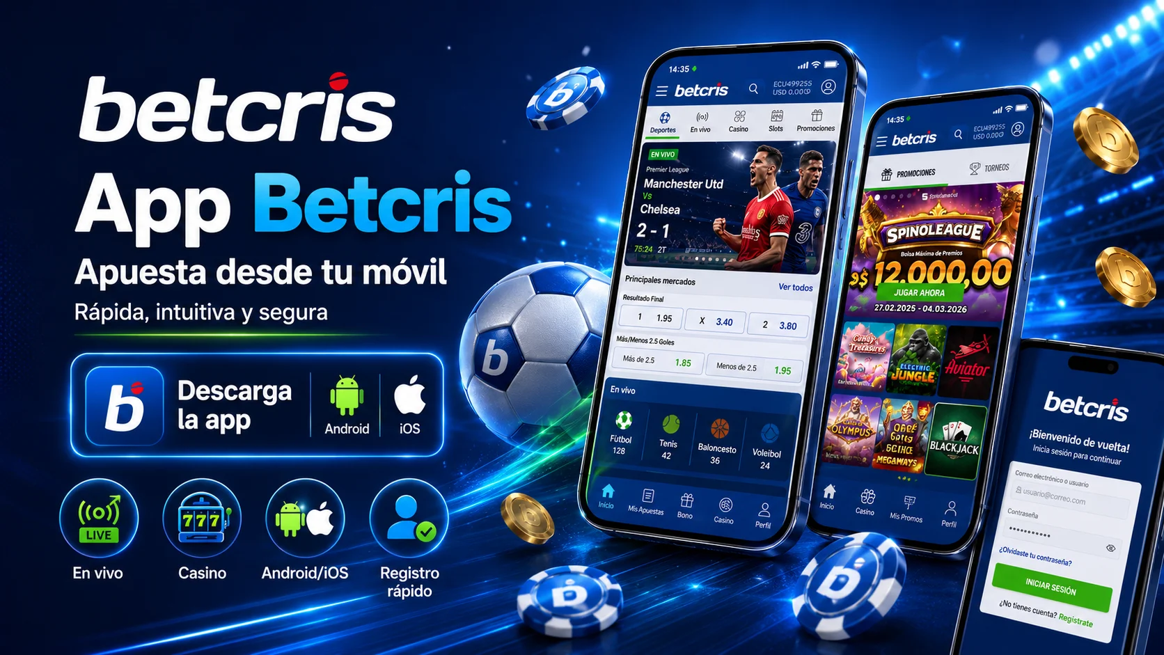 App BetCris Mexico para apuestas y casino desde el movil